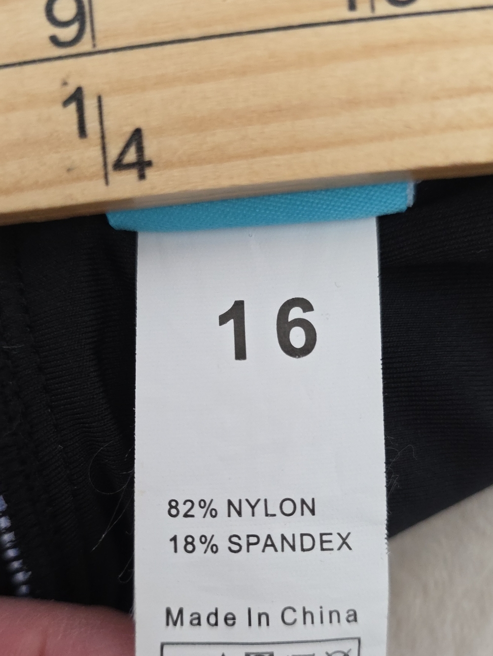 Septangle Size 16 Blue Stripe Tankini Swim Top Tummy Control - Picture 10 of 10